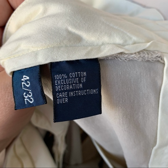 Polo by Ralph Lauren NWT Dead Stock Preston Pant Khaki 100% Cotton Size 42 x 32 - Picture 8 of 9